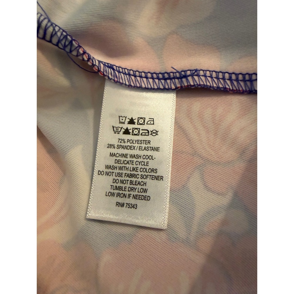 Sigrid Olsen Golf Tennis Floral Full Zip Jacket Pink Blue XL Tropical floral pre - Picture 5 of 6